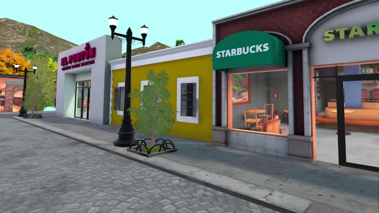 Simulador VR de Alsea: plaza, cocina de Burger King y barra de Starbucks (1)