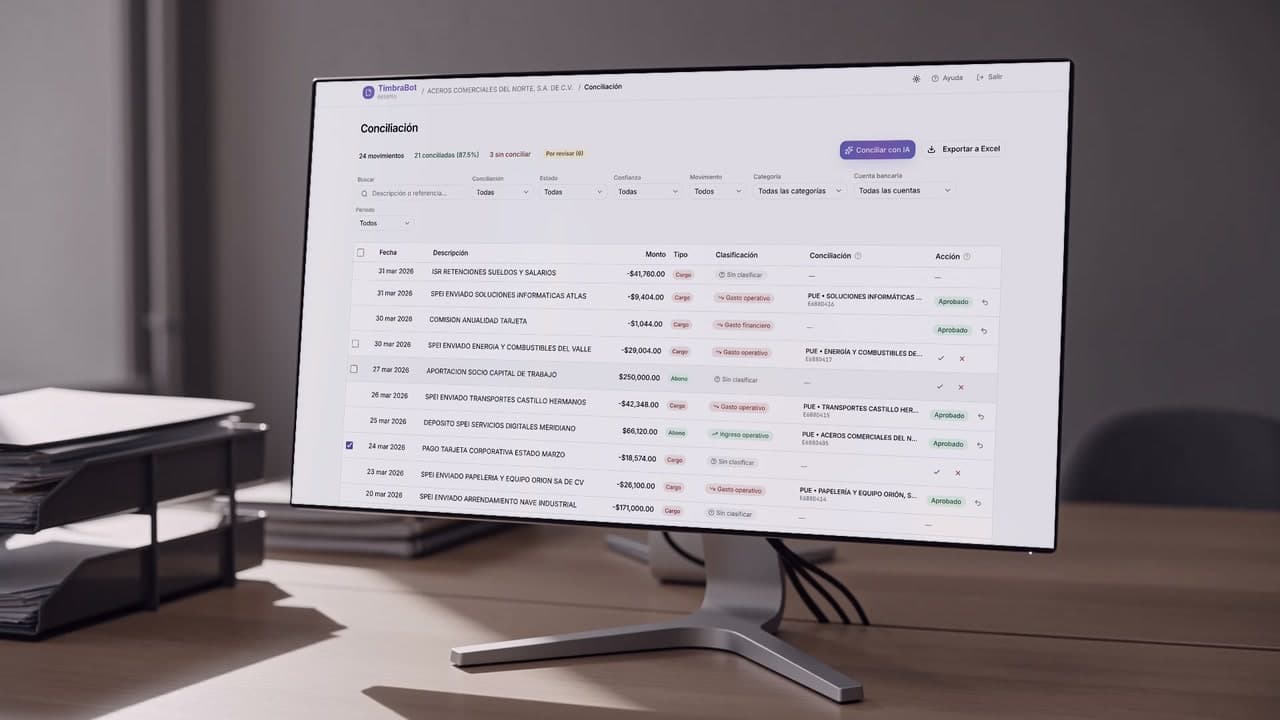 TimbraBot: reconciliation inbox and rules editor (1)